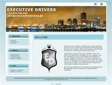 Tablet Screenshot of executivedrivers.be